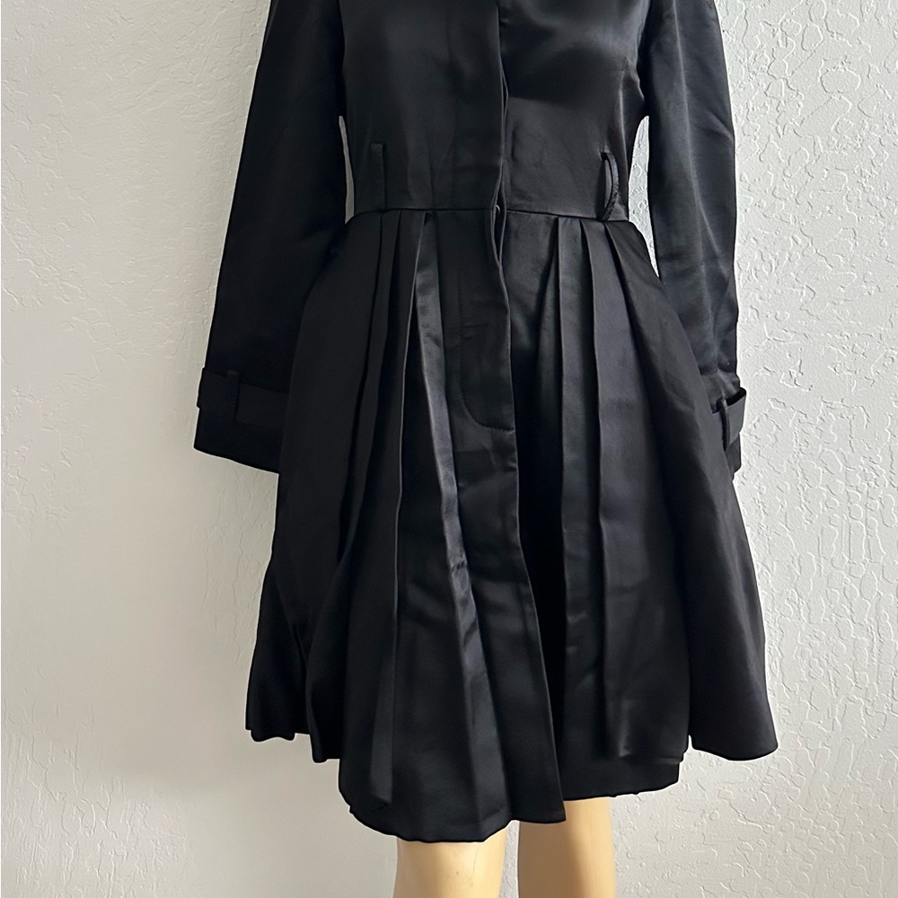 Sofia Kokosalaki Italian Satin Taylored Trench coat - Picture 3 of 14
